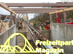 Aufbau des Themenbereichs „Sonnenbucht“ in FANTASIA (Dezember 2024)